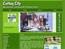 Tablet Screenshot of cottoncity.net.pk